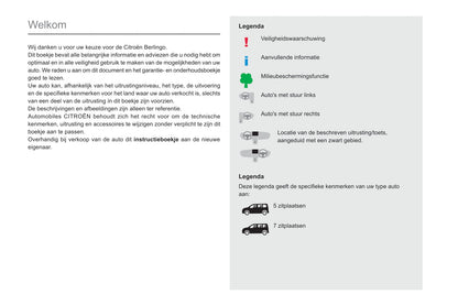 2019-2021 Citroën Berlingo Bedienungsanleitung | Niederländisch