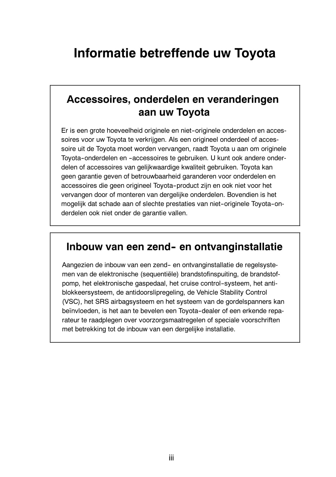 2003-2006 Toyota Avensis Verso Bedienungsanleitung | Niederländisch