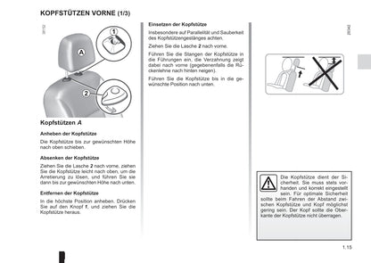 2015-2016 Renault Kangoo Owner's Manual | German