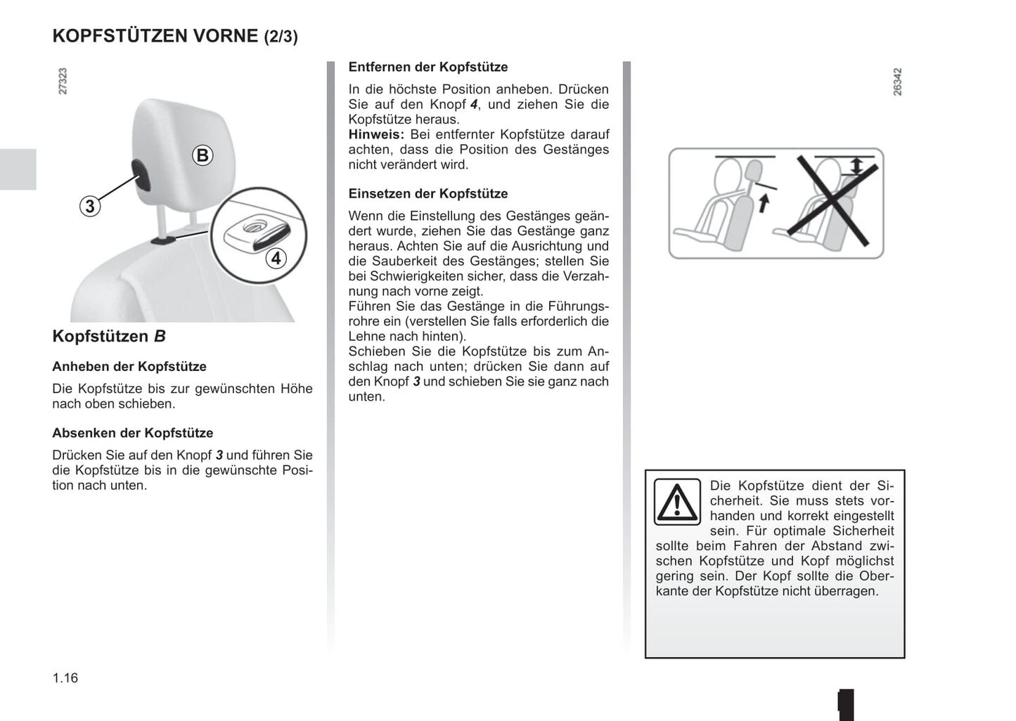 2015-2016 Renault Kangoo Owner's Manual | German