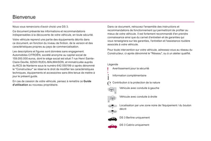 2018-2022 DS Automobiles DS 3/DS 3 Cabrio Bedienungsanleitung | Französisch