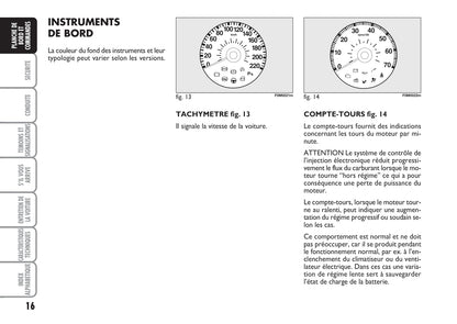 2007-2008 Fiat Punto/Grande Punto Owner's Manual | French