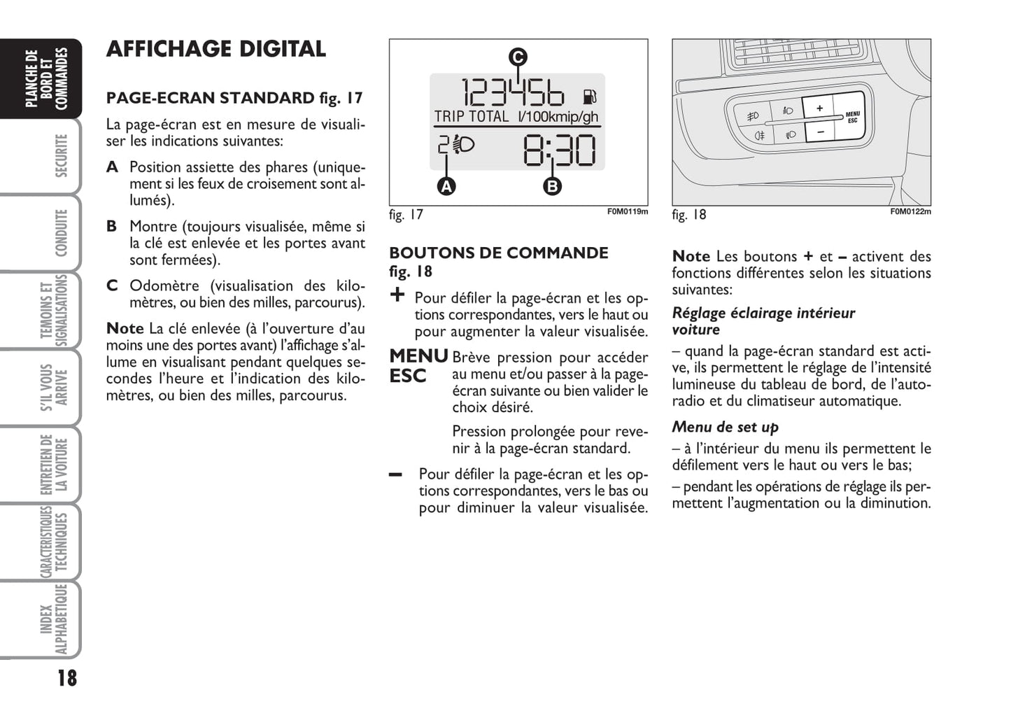 2007-2008 Fiat Punto/Grande Punto Owner's Manual | French