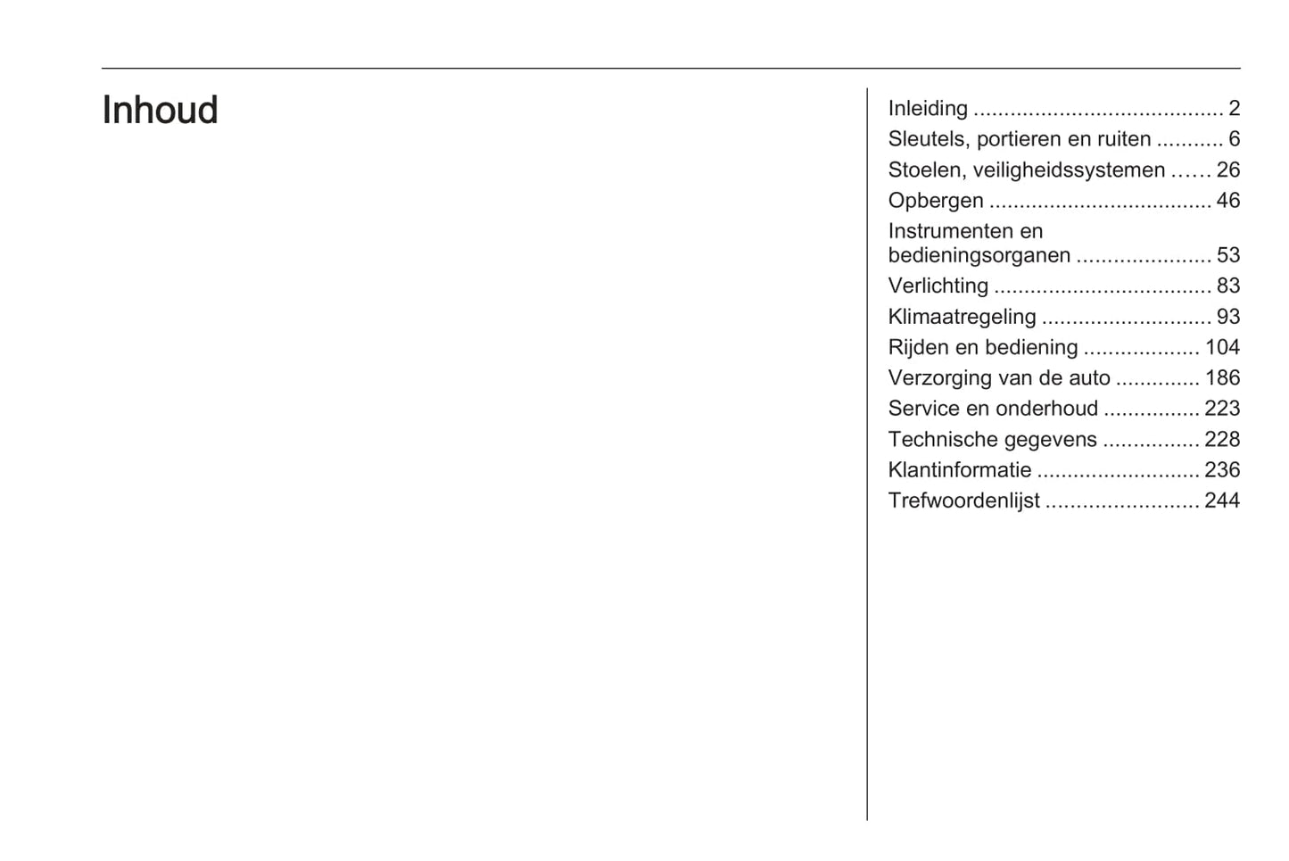 2021 Opel Mokka/Mokka-e Owner's Manual | Dutch