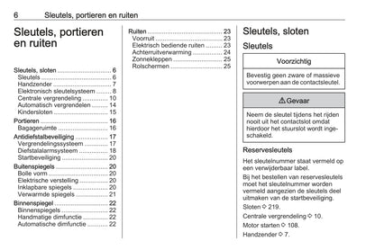 2021 Opel Mokka/Mokka-e Owner's Manual | Dutch