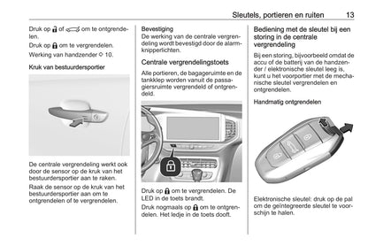 2021 Opel Mokka/Mokka-e Owner's Manual | Dutch