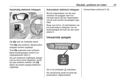 2021 Opel Mokka/Mokka-e Bedienungsanleitung | Niederländisch