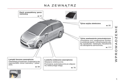 2011-2013 Citroën C4 Picasso/Grand C4 Picasso Bedienungsanleitung | Polnisch