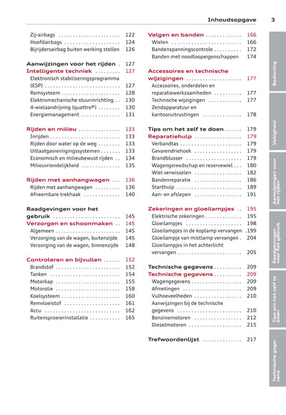 2008-2011 Audi A3 Bedienungsanleitung | Niederländisch