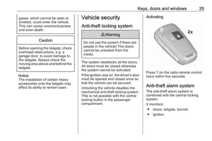 2016 Vauxhall Adam Owner's Manual | English