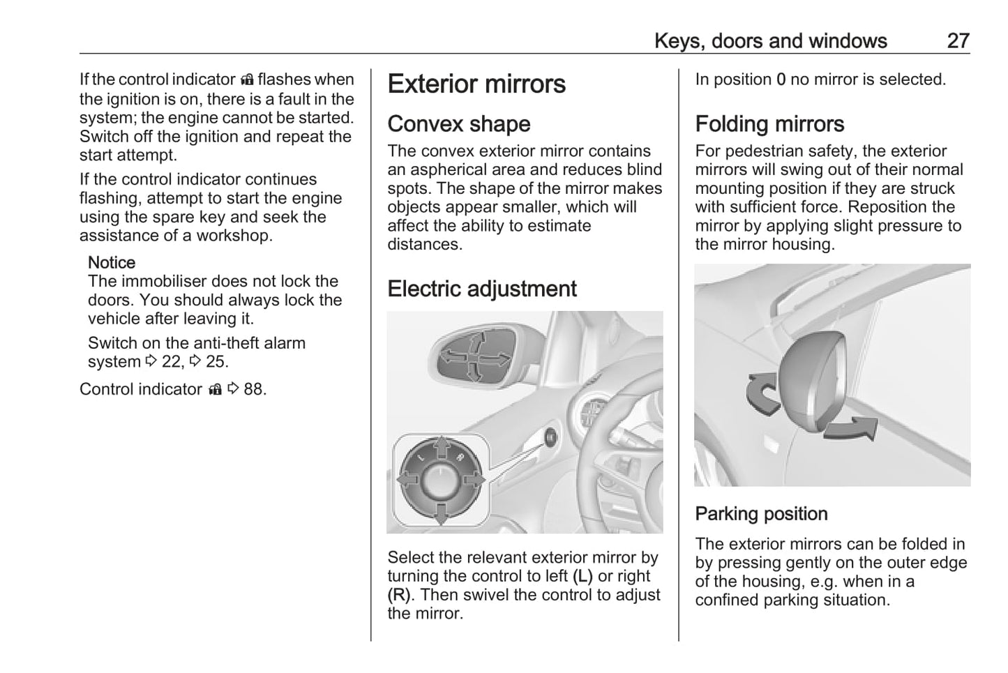 2016 Vauxhall Adam Owner's Manual | English