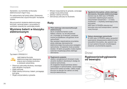 2018-2022 Citroën C1 Bedienungsanleitung | Polnisch