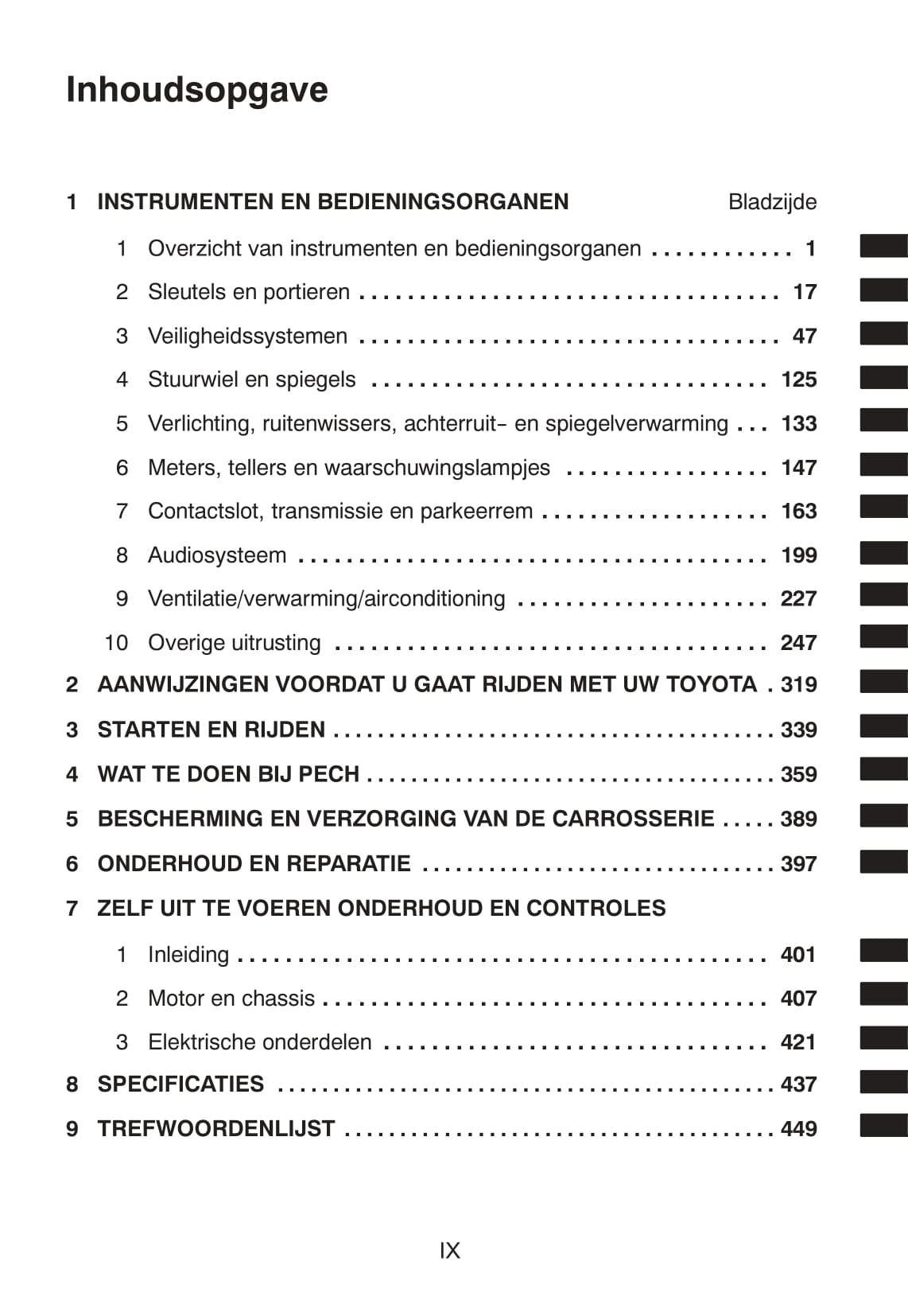 2008-2009 Toyota Land Cruiser 120 Bedienungsanleitung | Niederländisch