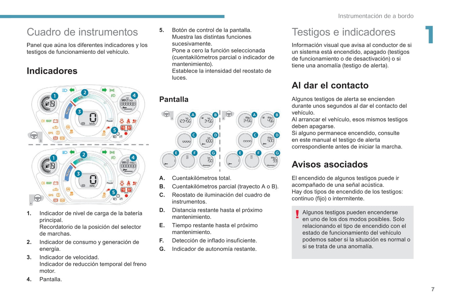 2017-2020 Peugeot Ion Owner's Manual | Spanish