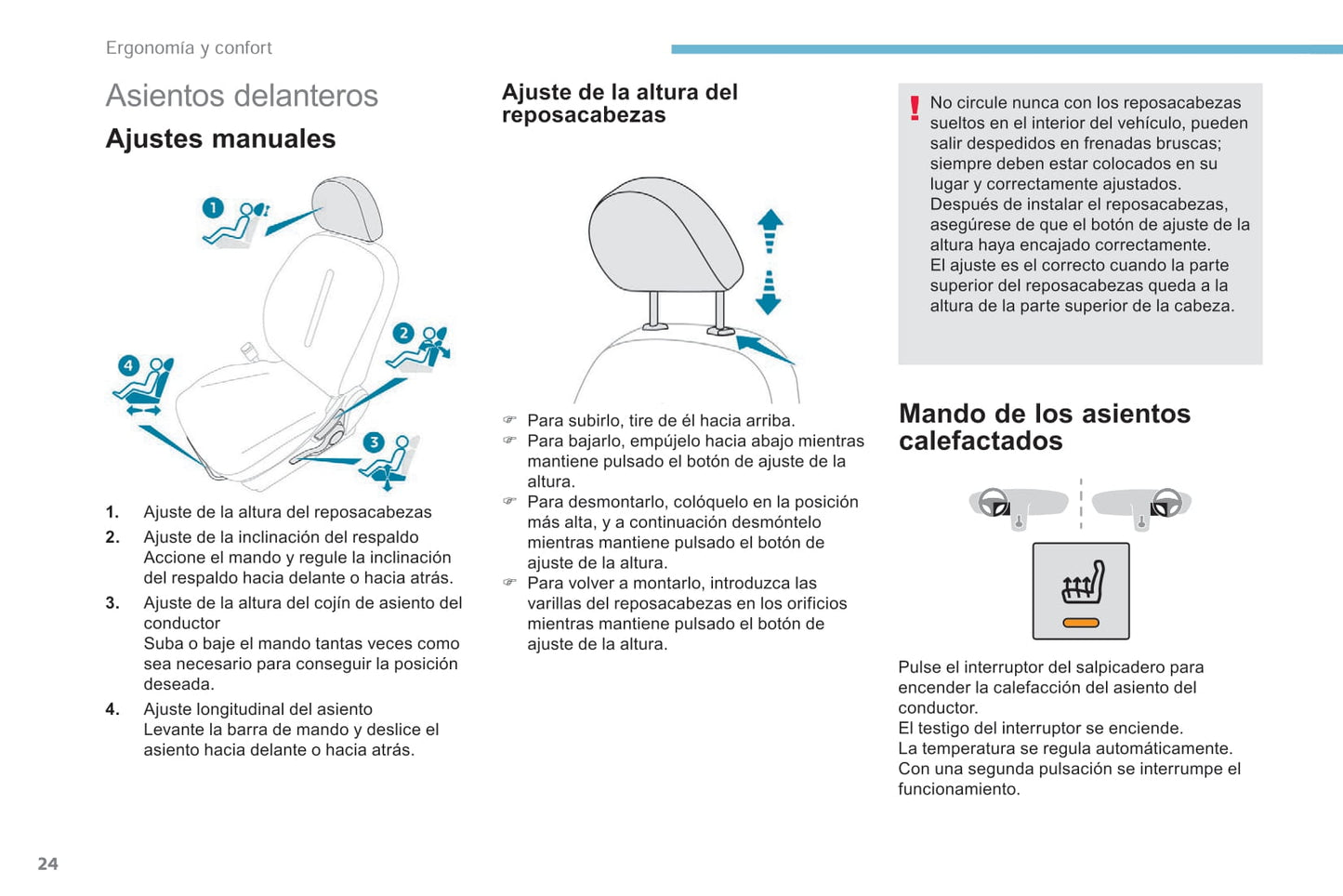 2017-2020 Peugeot Ion Owner's Manual | Spanish