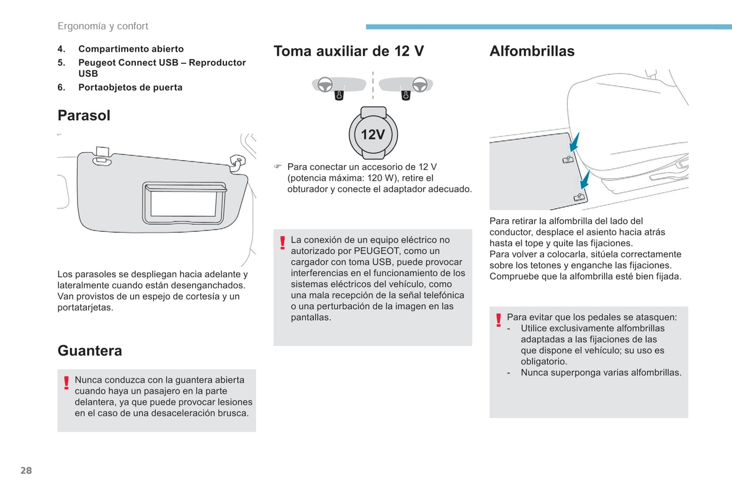 2017-2020 Peugeot Ion Owner's Manual | Spanish