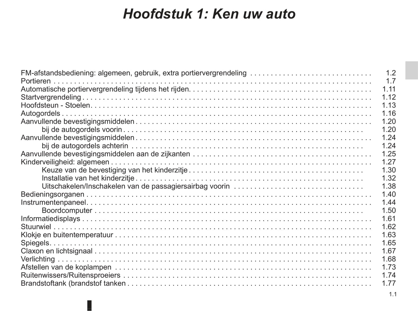 2008-2009 Renault Modus/Grand Modus Owner's Manual | Dutch