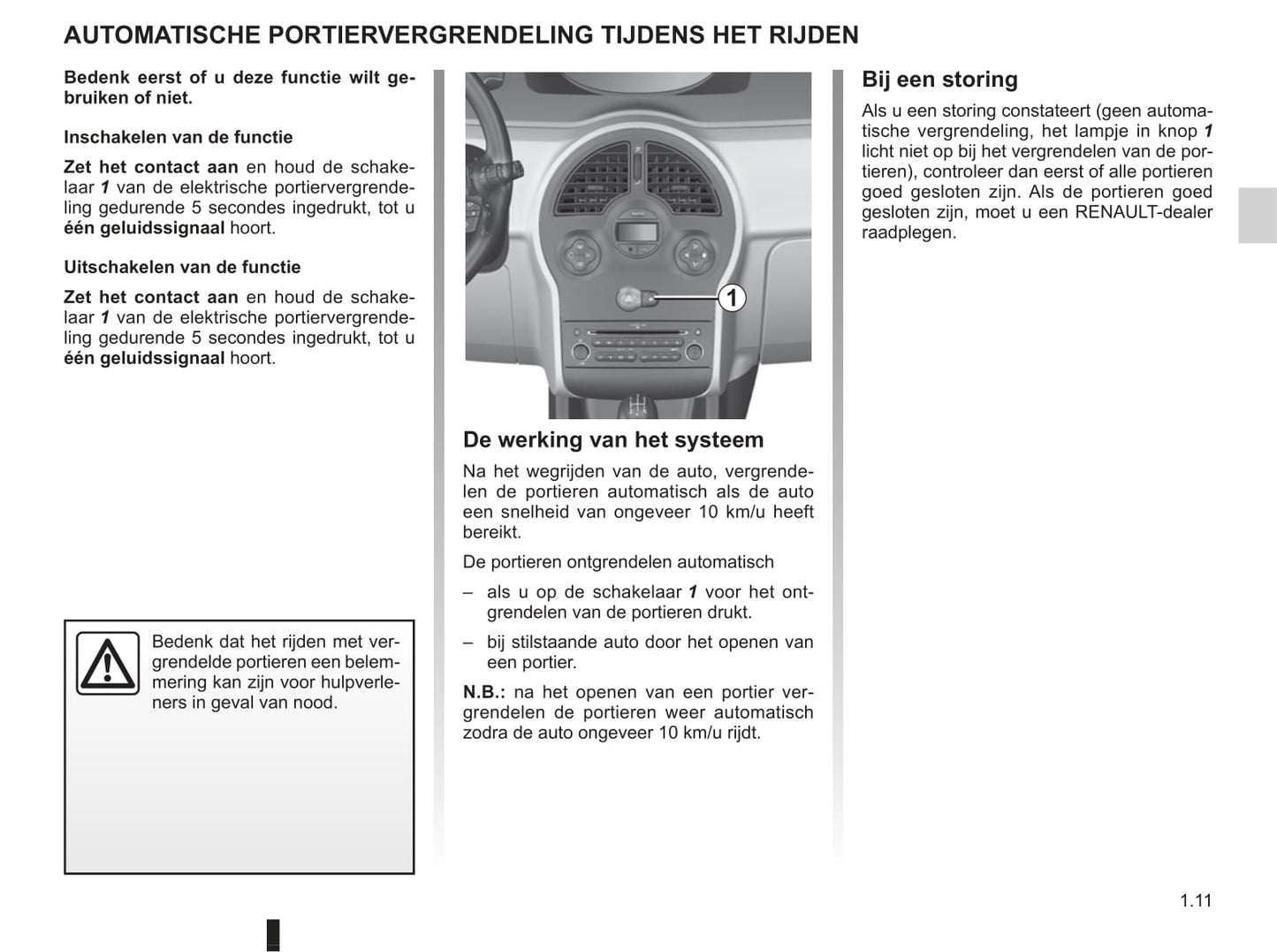 2008-2009 Renault Modus/Grand Modus Owner's Manual | Dutch