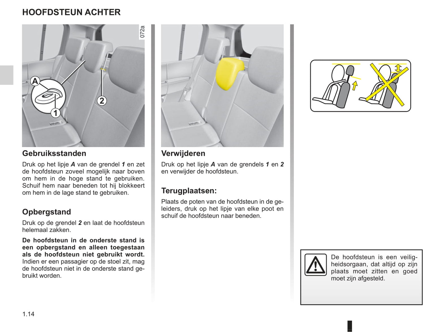 2008-2009 Renault Modus/Grand Modus Owner's Manual | Dutch