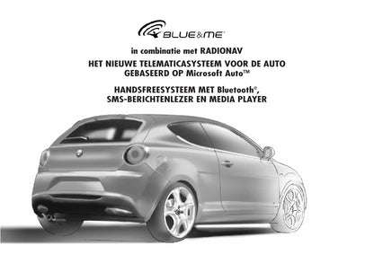 Alfa Romeo Mito Blue & Me RadioNav Handleiding 2010