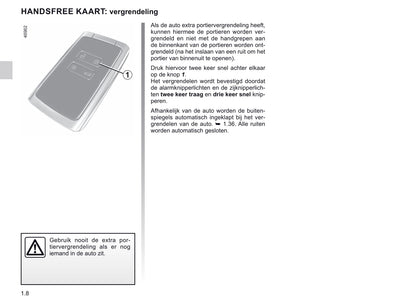 2019-2020 Renault Espace Owner's Manual | Dutch