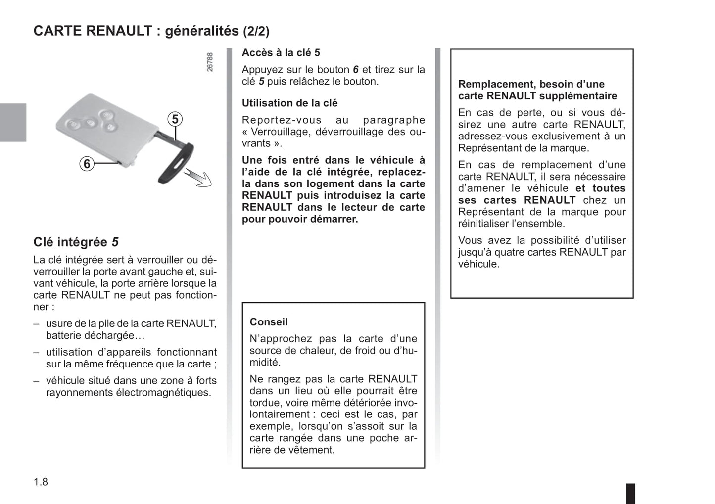 2018-2019 Renault Trafic Owner's Manual | French