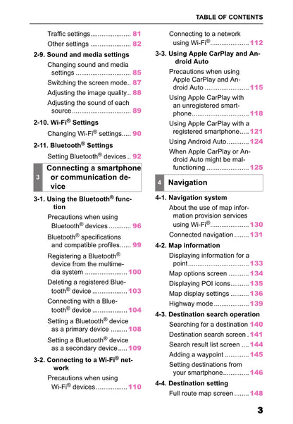 Toyota bZ4X Multimedia Owner's Manual 2022 - 2023