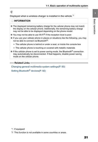 Toyota bZ4X Multimedia Owner's Manual 2022 - 2023