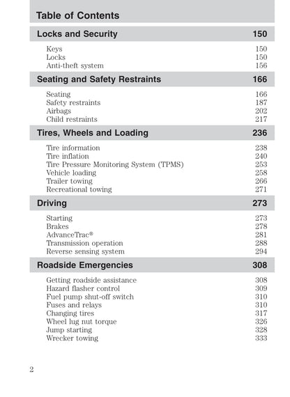 2010 Ford Explorer Owner's Manual | English