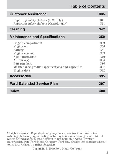 2010 Ford Explorer Owner's Manual | English