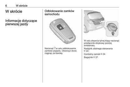 2019 Opel Corsa Owner's Manual | Polish