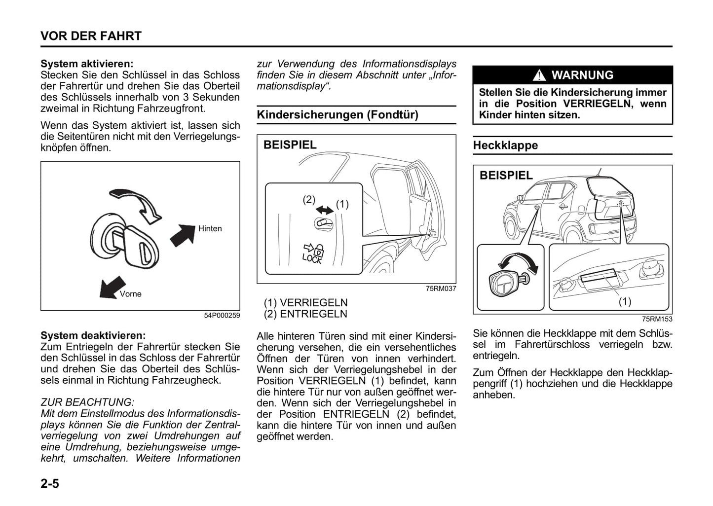 2016-2017 Suzuki Ignis Owner's Manual | German