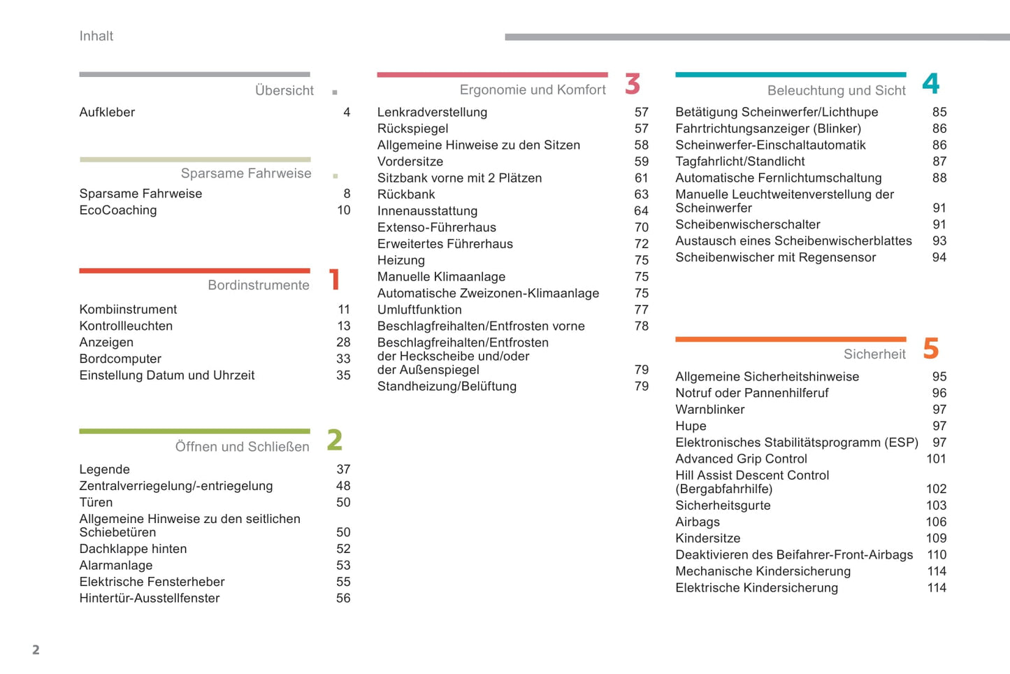 2018-2019 Citroën Berlingo Van Bedienungsanleitung | Deutsch