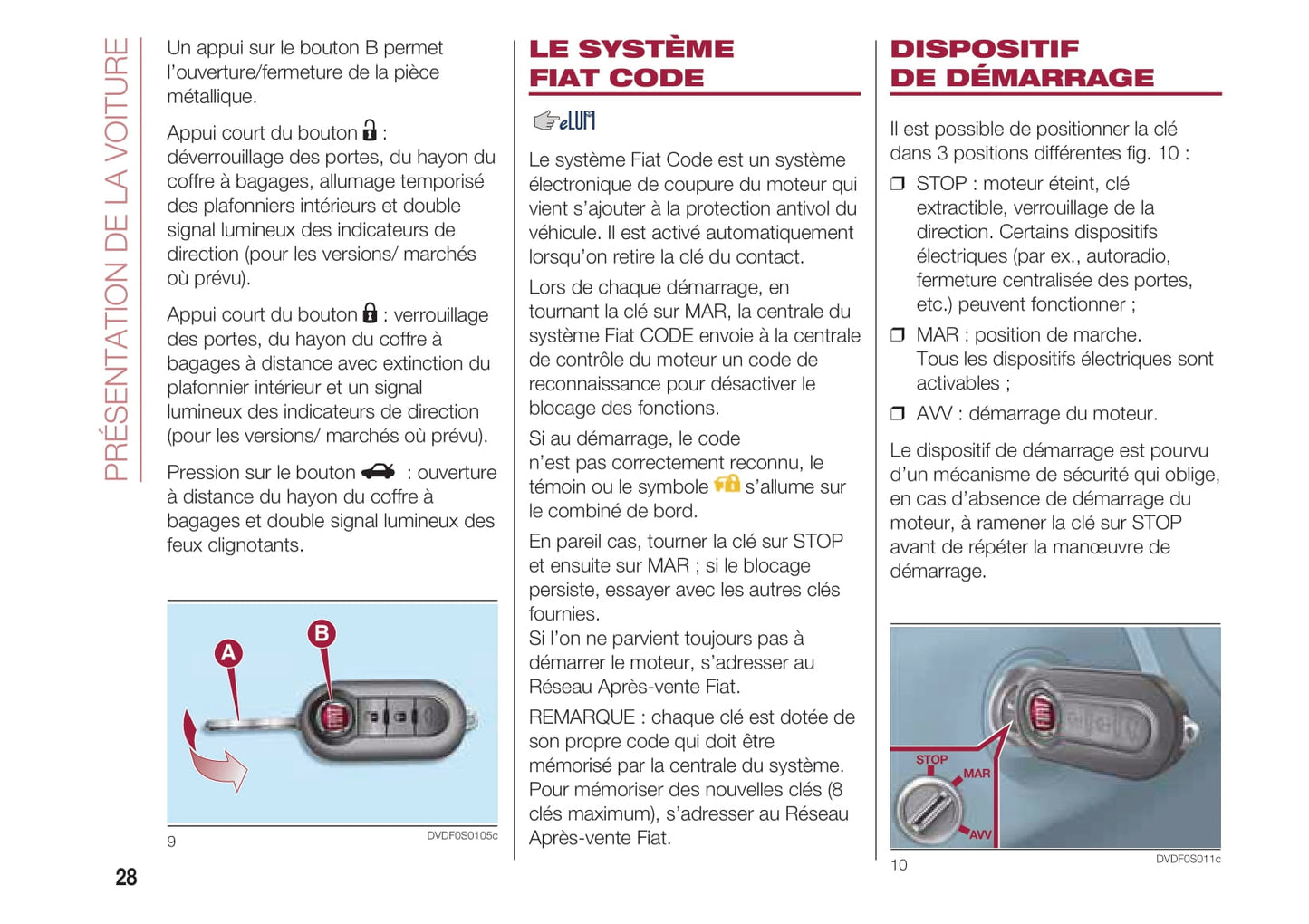 2017-2018 Fiat 500/500C Owner's Manual | French