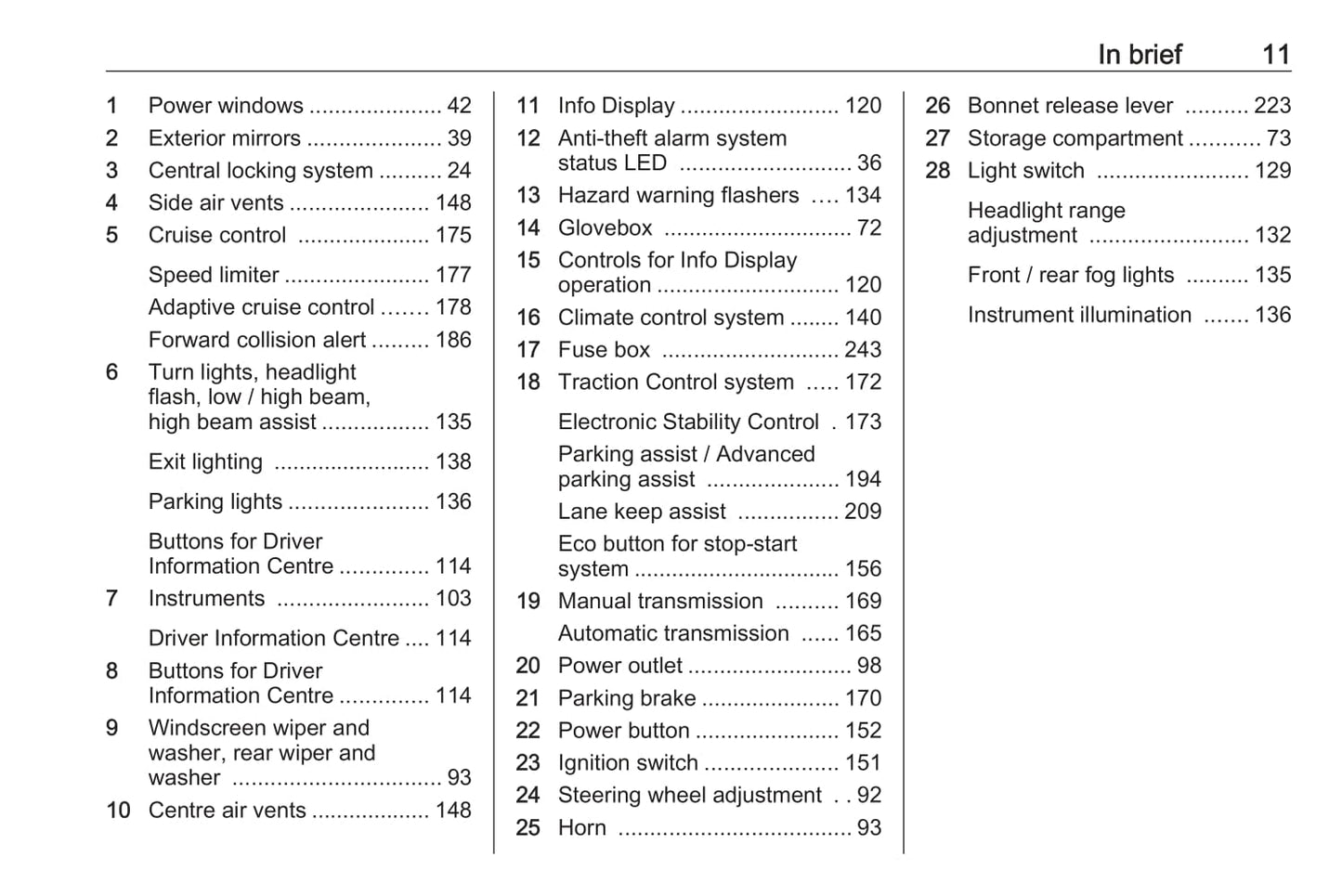 2019-2020 Vauxhall Astra Owner's Manual | English