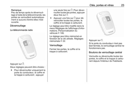 2016 Opel Mokka Owner's Manual | French