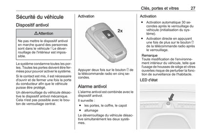 2016 Opel Mokka Owner's Manual | French