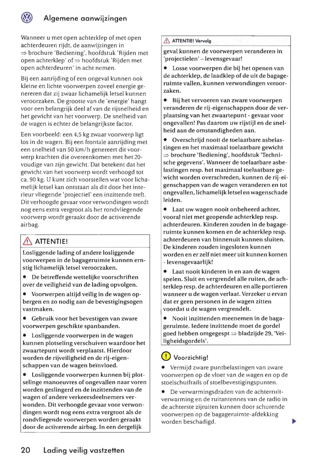 2009-2016 Volkswagen Caravelle/Multivan/Transporter Owner's Manual | Dutch