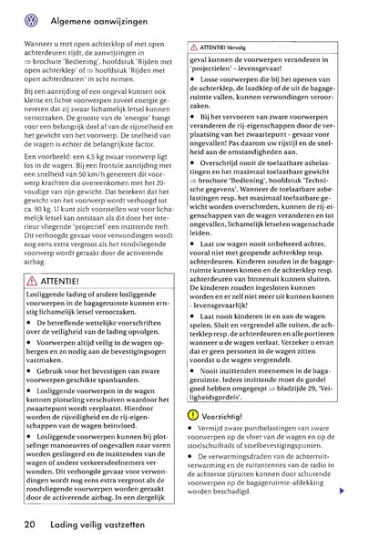 2009-2016 Volkswagen Caravelle/Multivan/Transporter Owner's Manual | Dutch