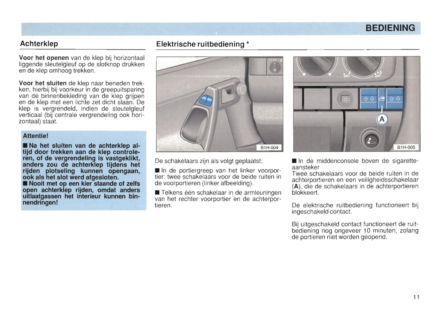 1991-1997 Volkswagen Golf Owner's Manual | Dutch