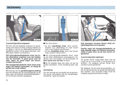 1991-1997 Volkswagen Golf Owner's Manual | Dutch