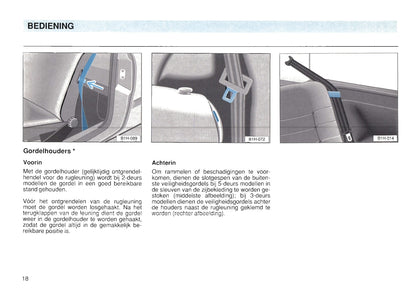 1991-1997 Volkswagen Golf Owner's Manual | Dutch