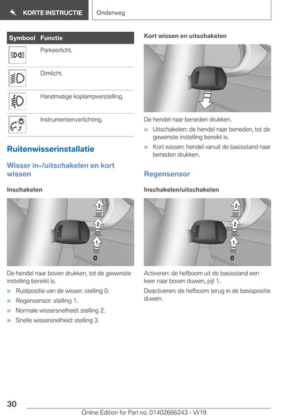 2019 BMW 2 Series Owner's Manual | Dutch