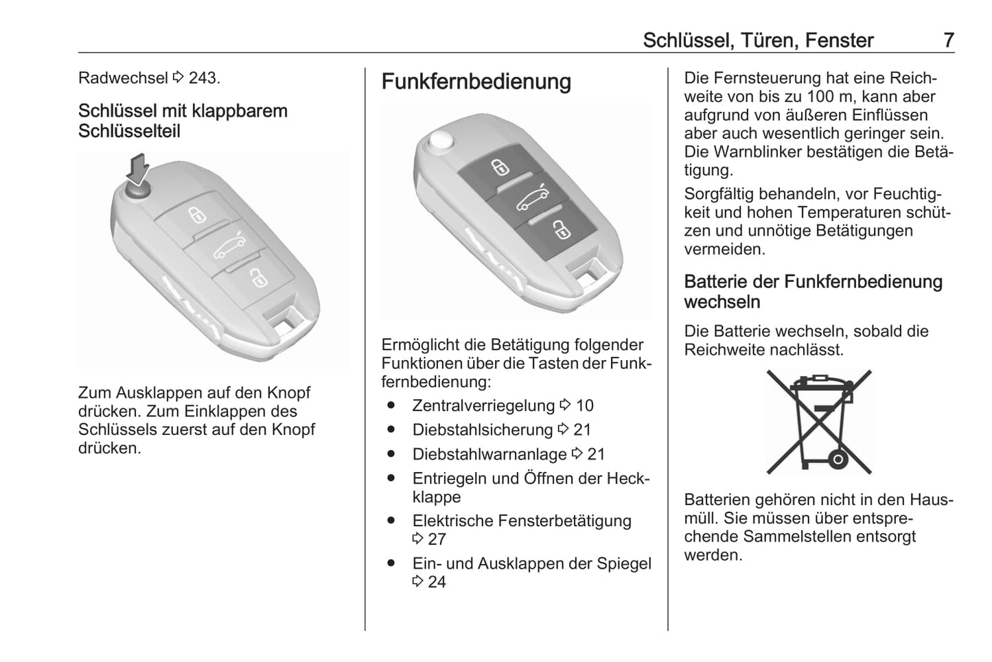 2021-2023 Opel Grandland Bedienungsanleitung | Deutsch