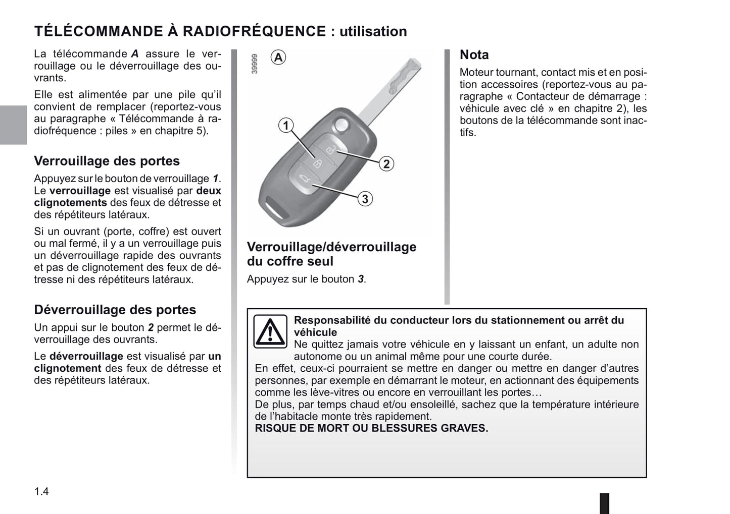 2018-2019 Renault Talisman Owner's Manual | French