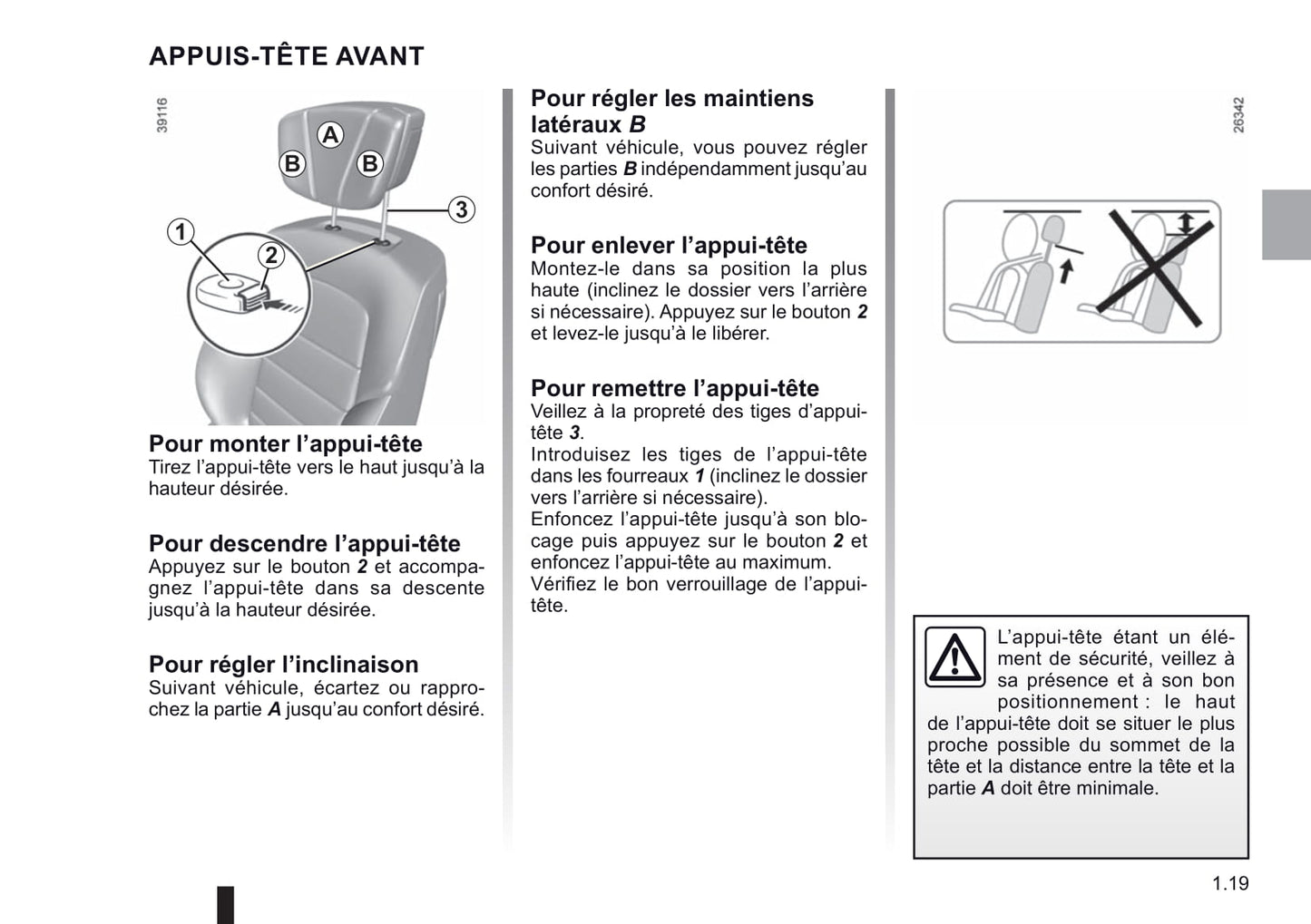 2018-2019 Renault Talisman Owner's Manual | French