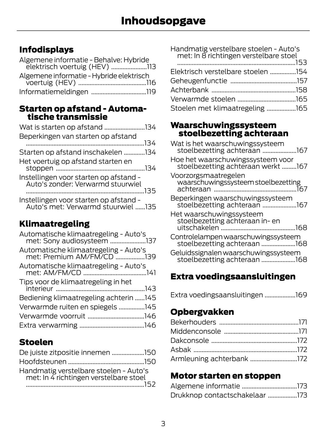 2021-2023 Ford Galaxy / S-Max Owner's Manual | Dutch