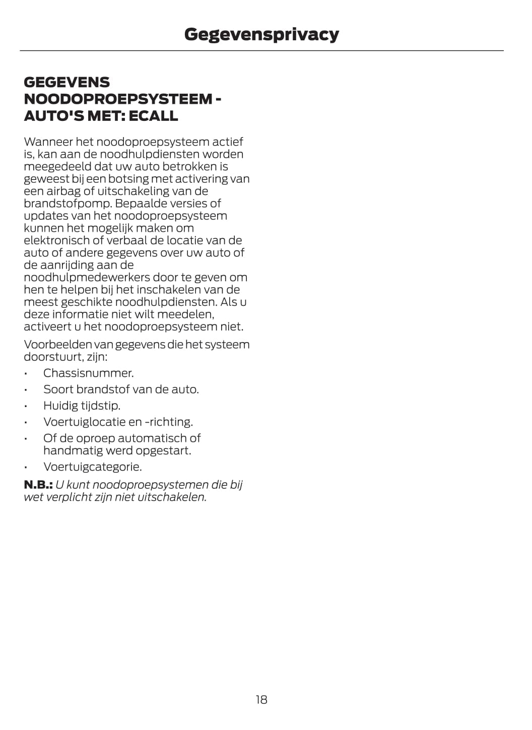 2021-2023 Ford Galaxy/S-Max Owner's Manual | Dutch