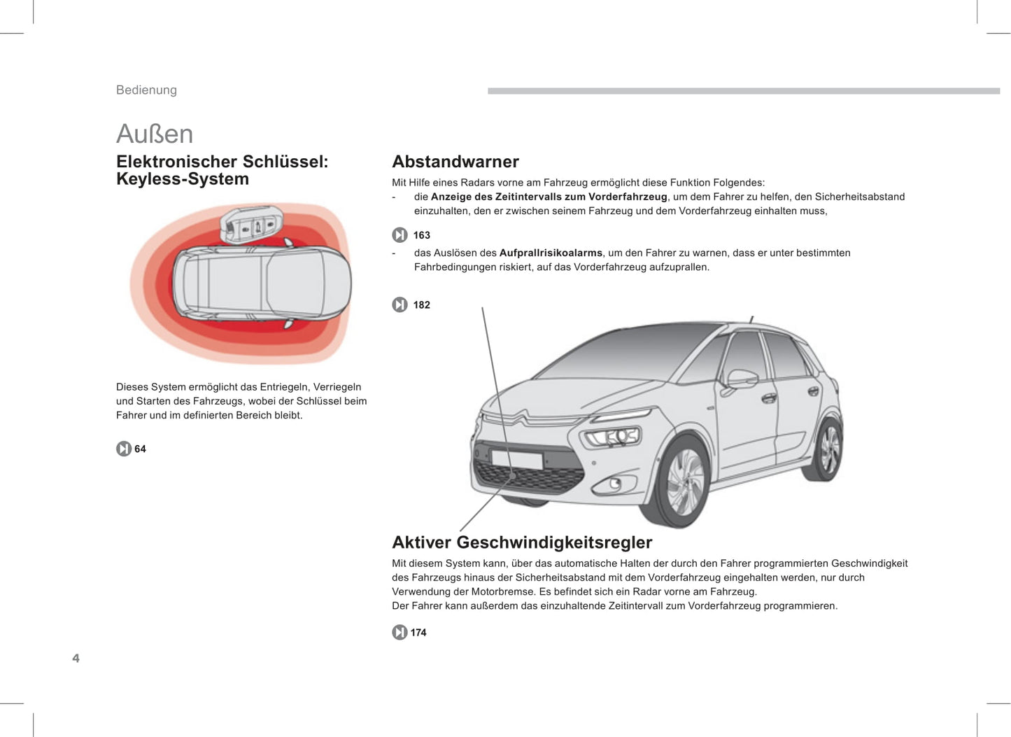 2013-2014 Citroën C4 Picasso/Grand C4 Picasso Bedienungsanleitung | Deutsch