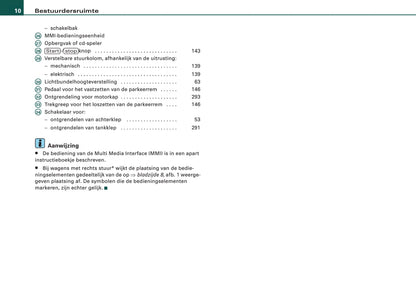 2006-2009 Audi Q7 Owner's Manual | Dutch